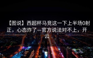 【图说】西超杯马竞这一下上半场0射正，心态炸了—官方说法对不上，开云
