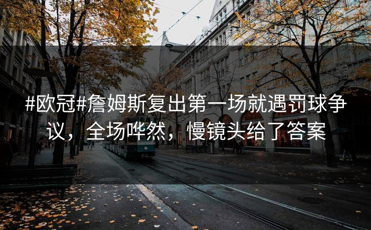 #欧冠#詹姆斯复出第一场就遇罚球争议，全场哗然，慢镜头给了答案
